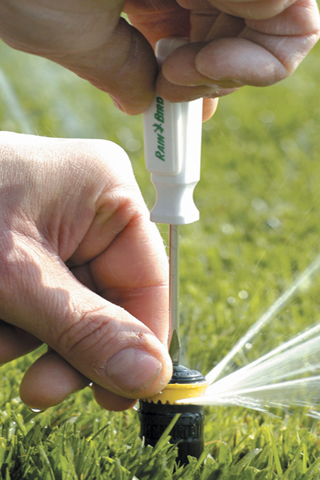 Irrigation System Turn-On & Adjustment